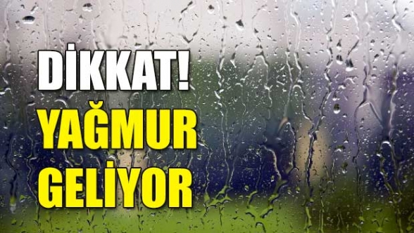 Üç gün yağmur var
