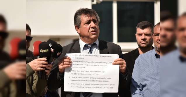 “Halk elektrik kesildiğinde Arıklı’yı arasın”