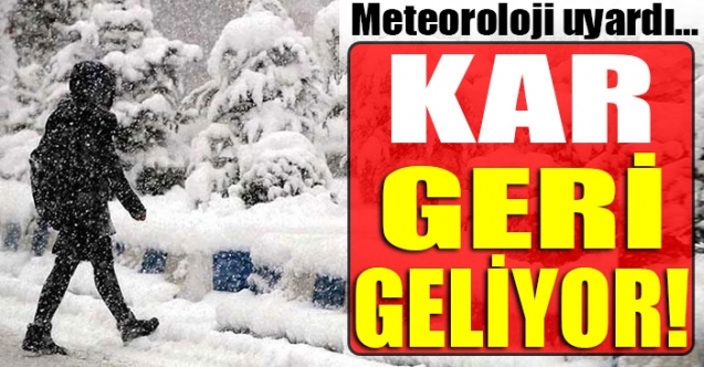 Kar yağışı bekleniyor