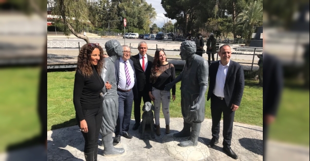 Kuğulu Park’a "Alikko ile Caher” heykelleri