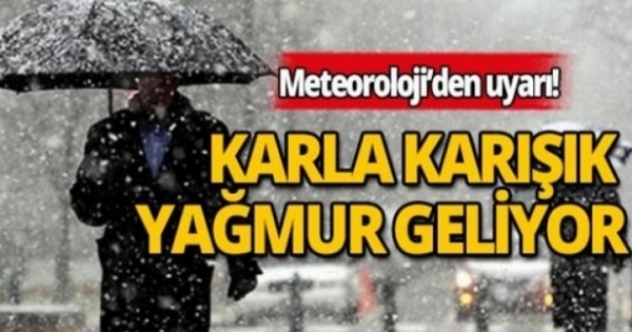 Soğuk, yağmur ve kar geliyor