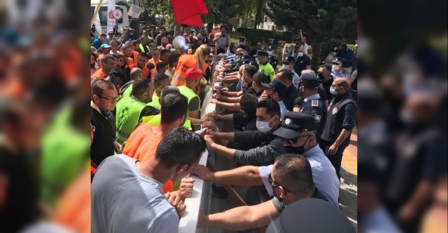 Meclis önünde arbede: “Ölmek var dönmek yok”