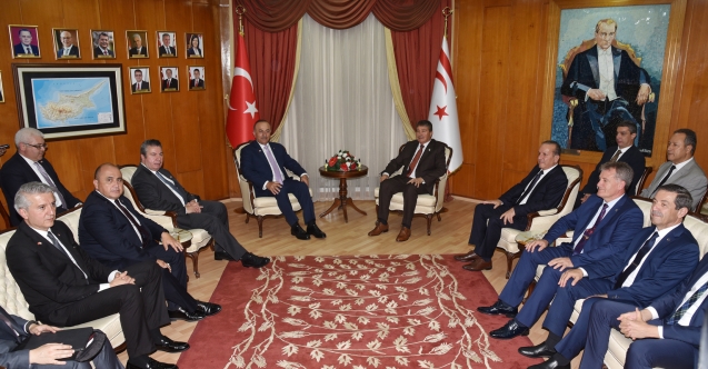 Çavuşoğlu'ndan Üstel'e ziyaret