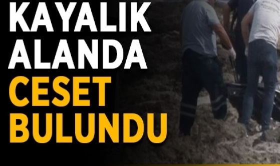 Kayalıklar üzerinde ceset bulundu
