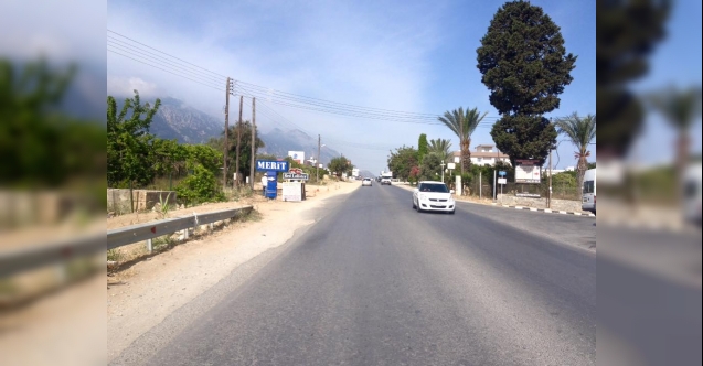 Girne-Alsancak yolunda çalışmalar başlıyor