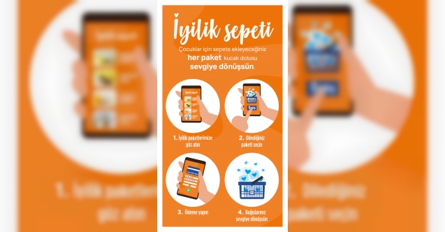 SOS çocukları yararına İyilik Sepeti” kampanyası