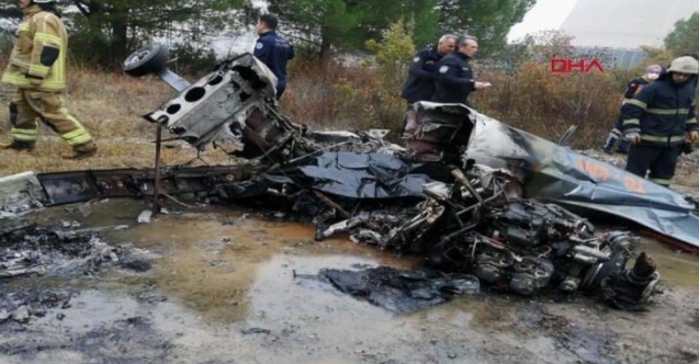 Bursa’da eğitim uçağı düştü: 2 ölü