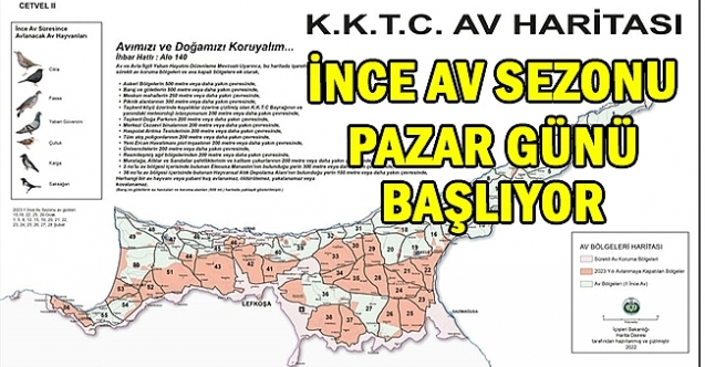 İnce Av Sezonu başlıyor!