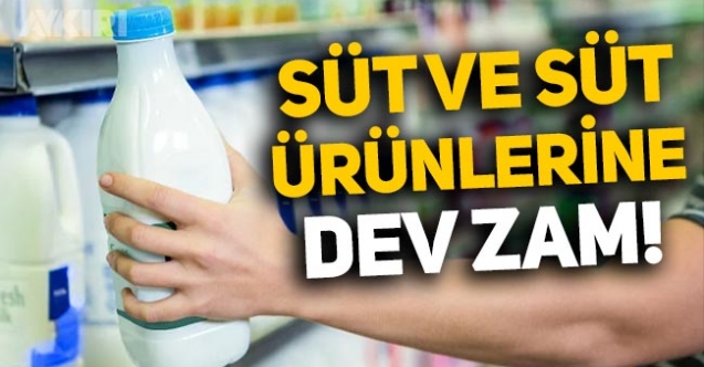 Süte bir zam daha! Zincirleme zamlar da kapıda