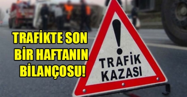 Trafikte acı bilanço