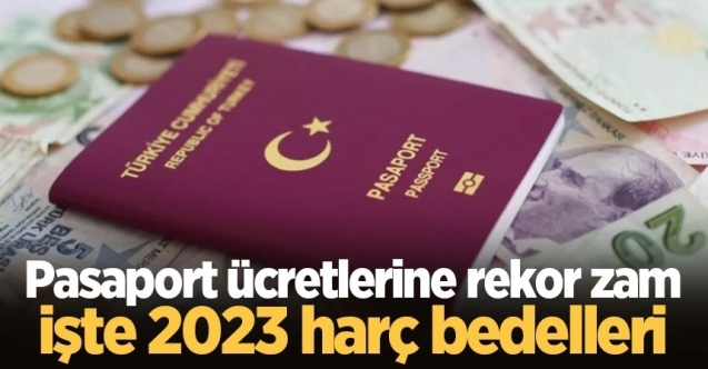 Türkiye'de pasaportlara rekor zam