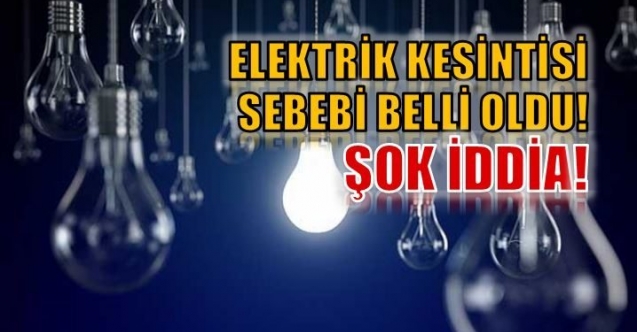 Elektrik kesintisinin nedeni açıklandı: "Trafoya dıştan müdahale"