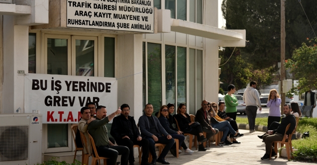 Trafik Dairesi'nde grev