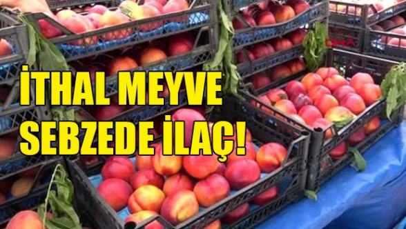 İthal elma ve çeri domateste limit üstü kalıntı