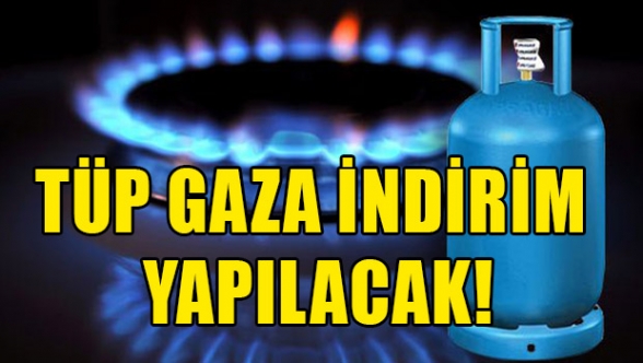 Tüp gaza indirim