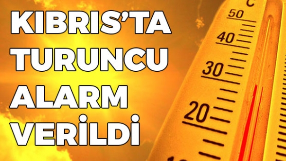 Aşırı sıcaklıklar için turuncu alarm