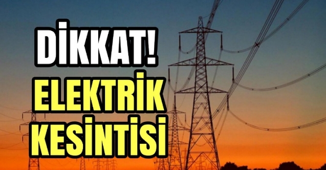 Lefkoşa'da elektrikler kesilecek