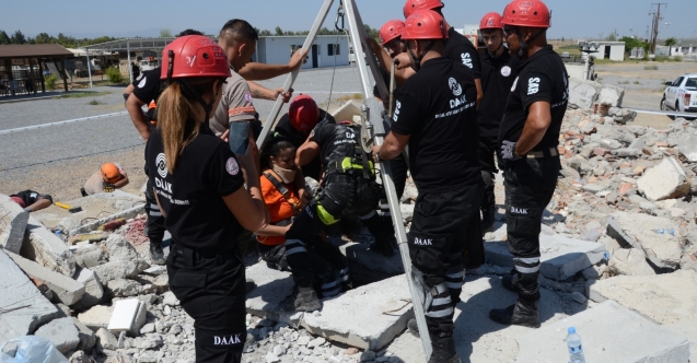 Metehan'da başarılı tatbikat