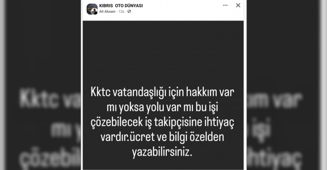 Parayla vatandaşlık için ilan verdi!