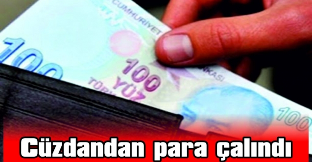 Tuvalette düşürülen cüzdandan para çaldı