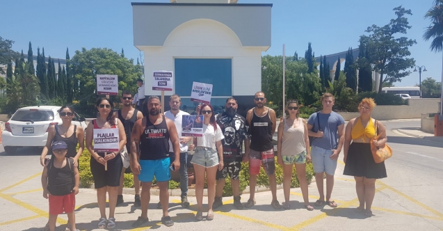 Limak Otel'e protesto