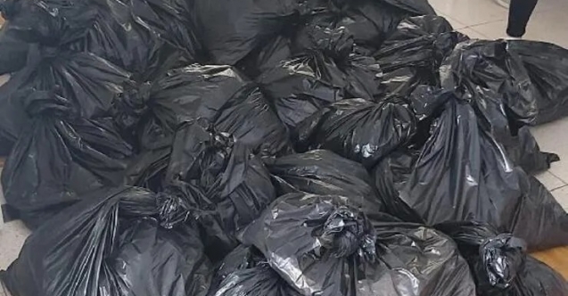 26 çöp torbasından ilaç çıktı
