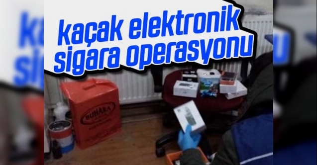 Aracında 300 adet elektronik sigara bulundu