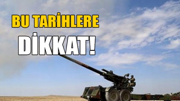 Dikkat: Tank silahlarıyla atış yapılacak