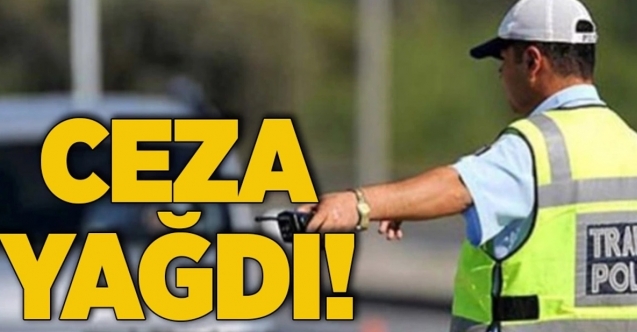 4 bin sürücüye ceza, 240 araç trafikten men edildi