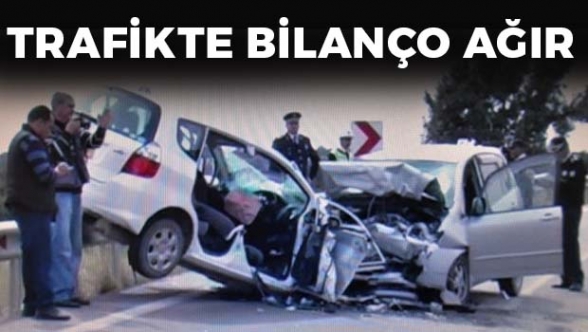 Bir haftada 66 kaza, 3 ölü, 22 yaralı
