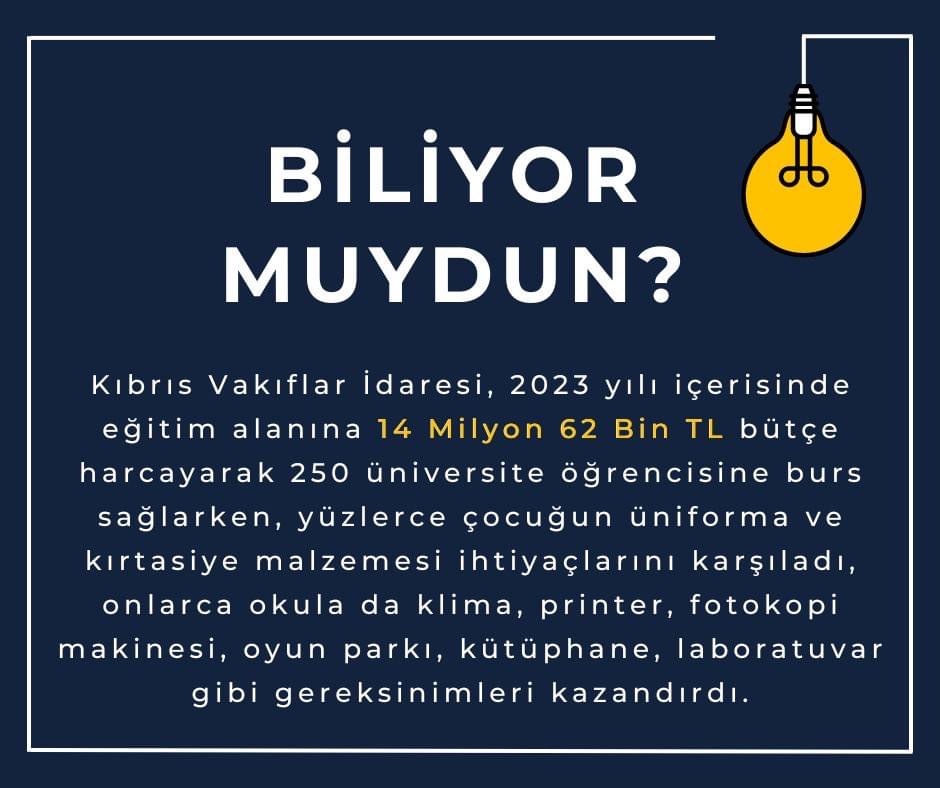 Vakıflar’dan eğitime bir yılda 14 milyon TL katkı