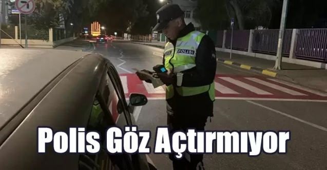 200 araç trafikten men edildi, 12 sürücü tutuklandı