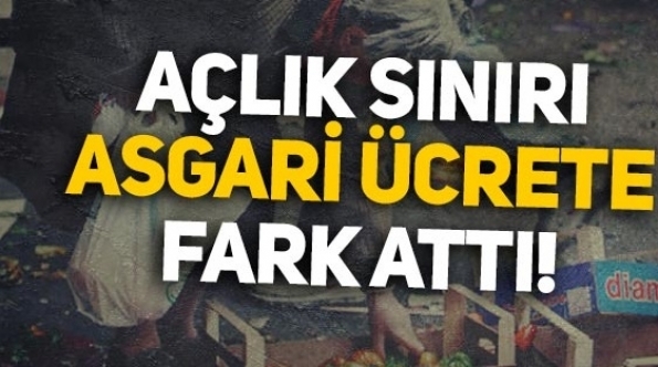 Açlık sınırı uçtu