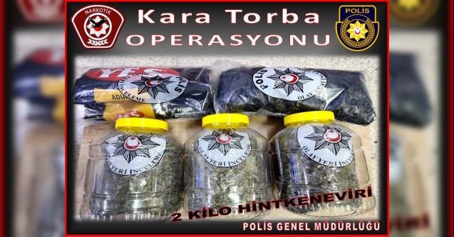 İki araçta uyuşturucu
