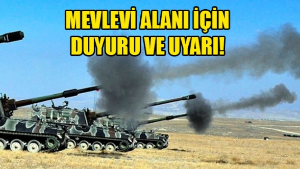 Mevlevi'de atış uyarısı
