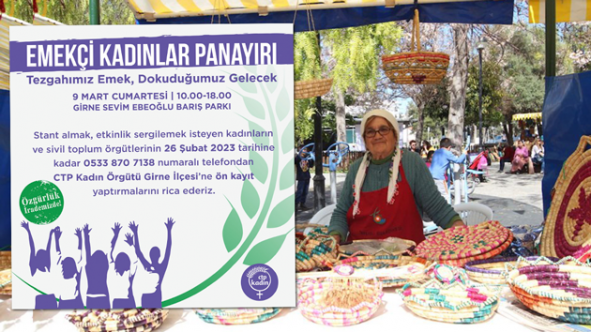Şampiyon Melekler yararına Emekçi Kadınlar Panayırı