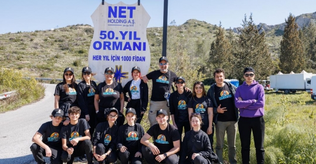 Net Holding'den doğaya 1500 fidan daha