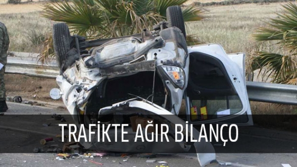 Bir haftada 70 kaza