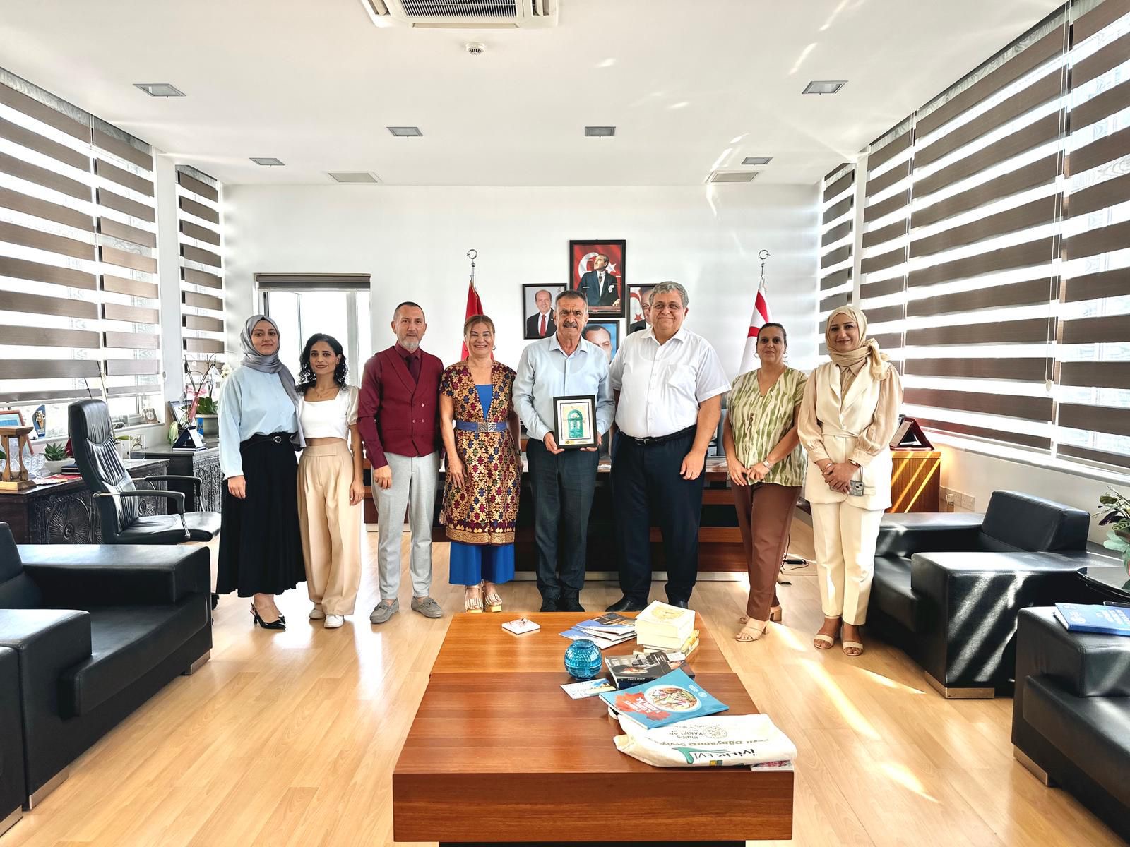 Evkaf ile Gazimağusa Belediyesi Arasındaki Dostluk İlişkisi Güçleniyor