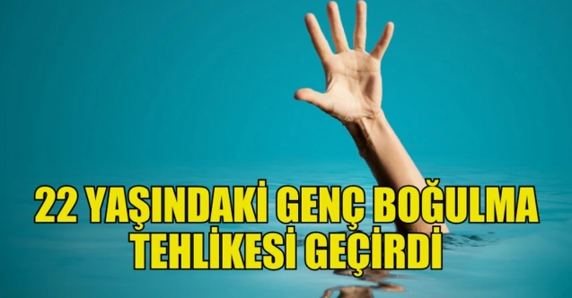 Alagadi'de boğulma tehlikesi: 22 yaşındaki genç yoğun bakımda