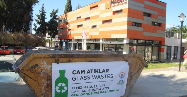Mağusa'da cam atıklar artık toplanacak