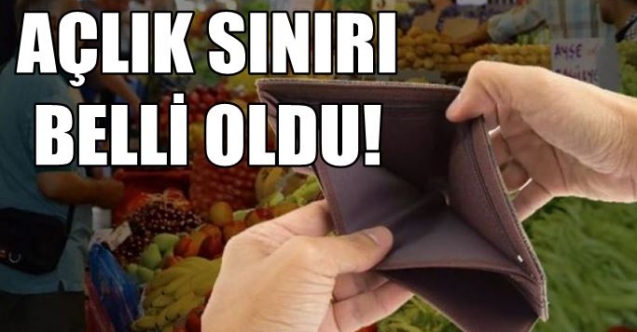 Günlük açlık sınırı 908 lira oldu!