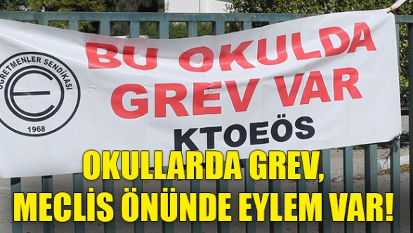 Lefkoşa'daki okullarda grev var