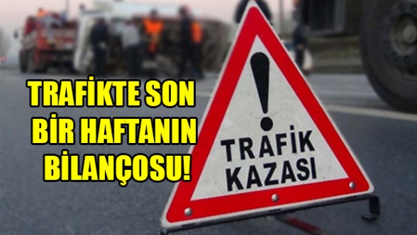 Bir haftada 81 kaza