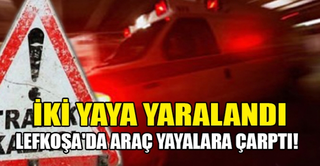 Aracın çarptığı iki yaya yaralandı