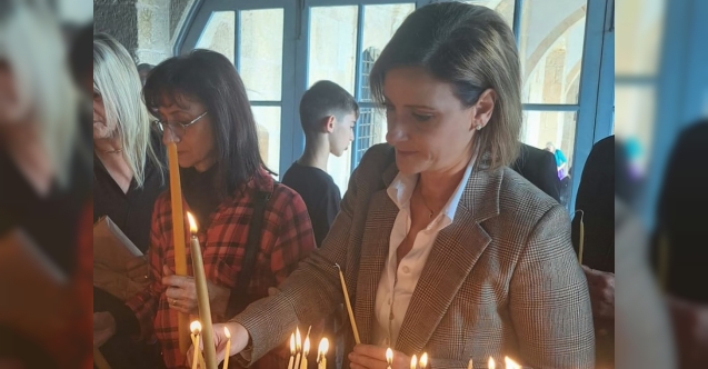 Rum First Lady, “Kıbrıs'ın kurtuluşu” için dua etti