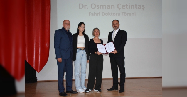 YDÜ'den Osman Çetintaş’a fahri doktora unvanı: "Seni çok seviyoruz anneciğim"