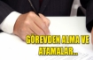Üç yeni atama