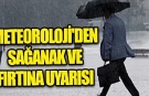 Yağmur ve fırtına uyarısı