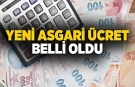 Yeni asgari ücret belli oldu